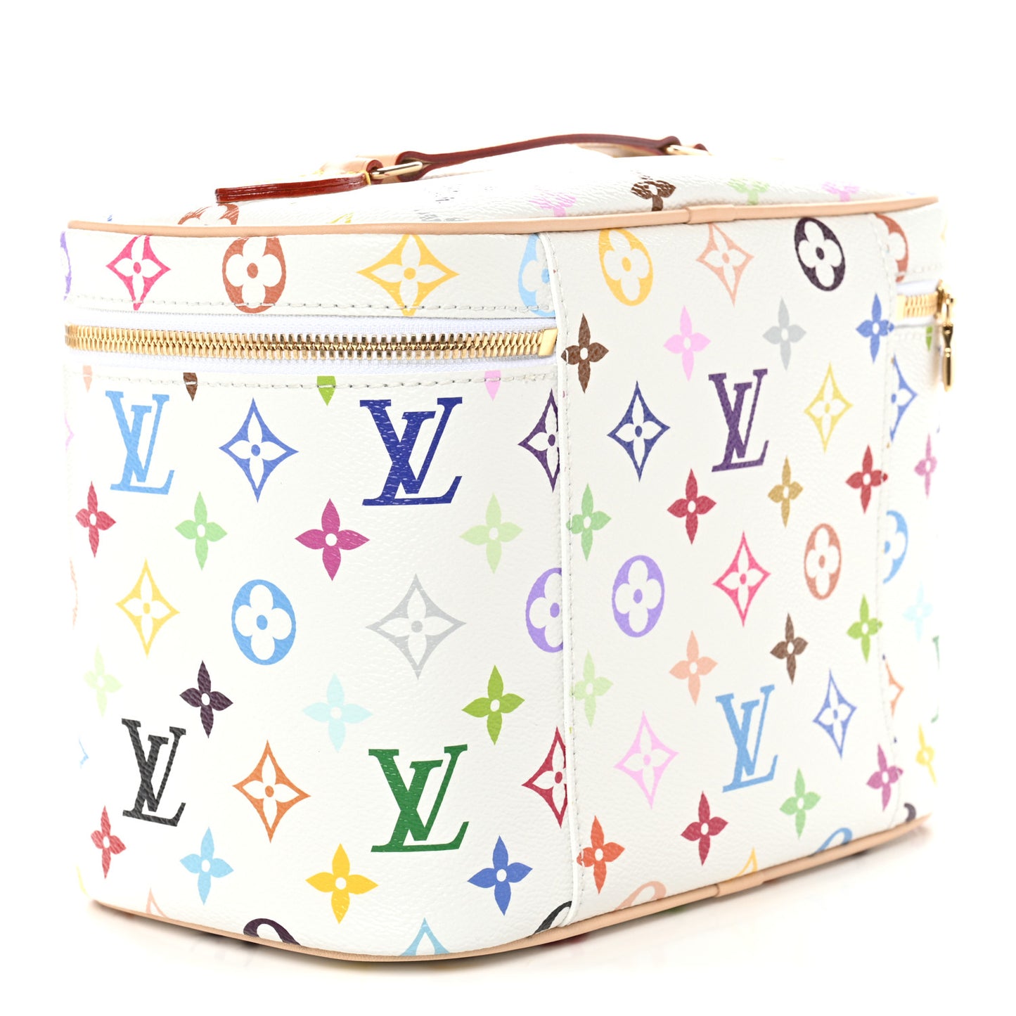 LV X TM Monogram Multicolor Nice BB White