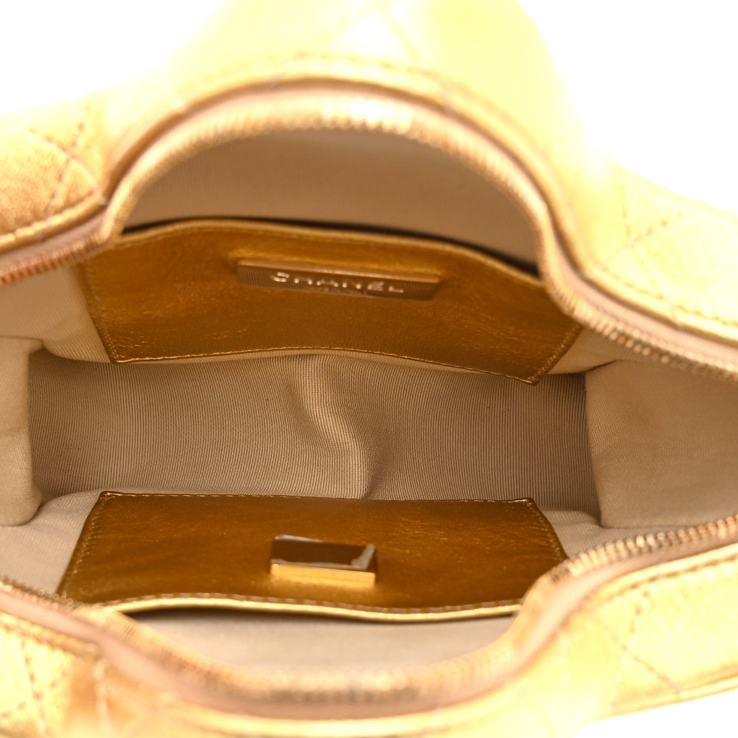 Chanel Metallic Lambskin Quilted Walk Of Fame Star Bag Gold 5 of 10