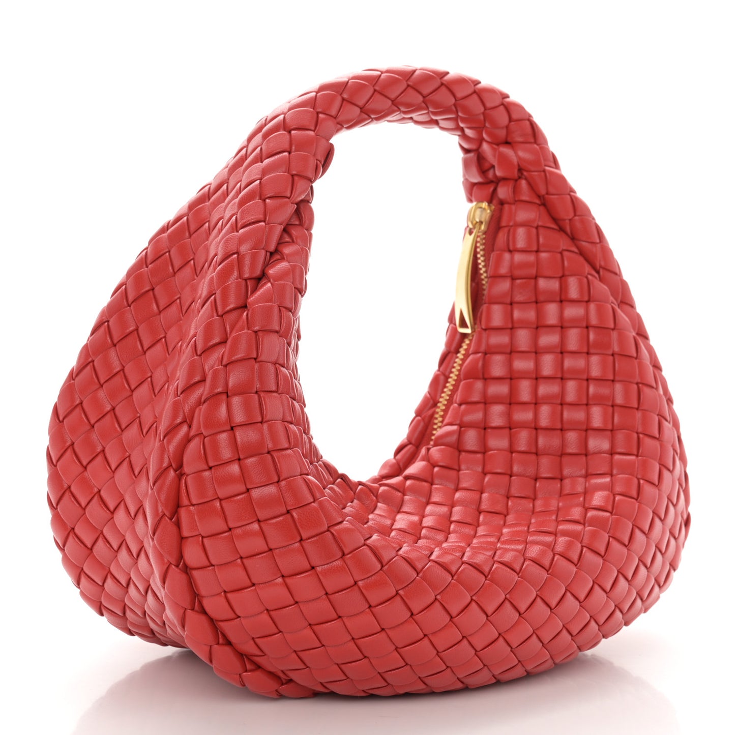 Nappa Intrecciato Mini Padded Jodie Red