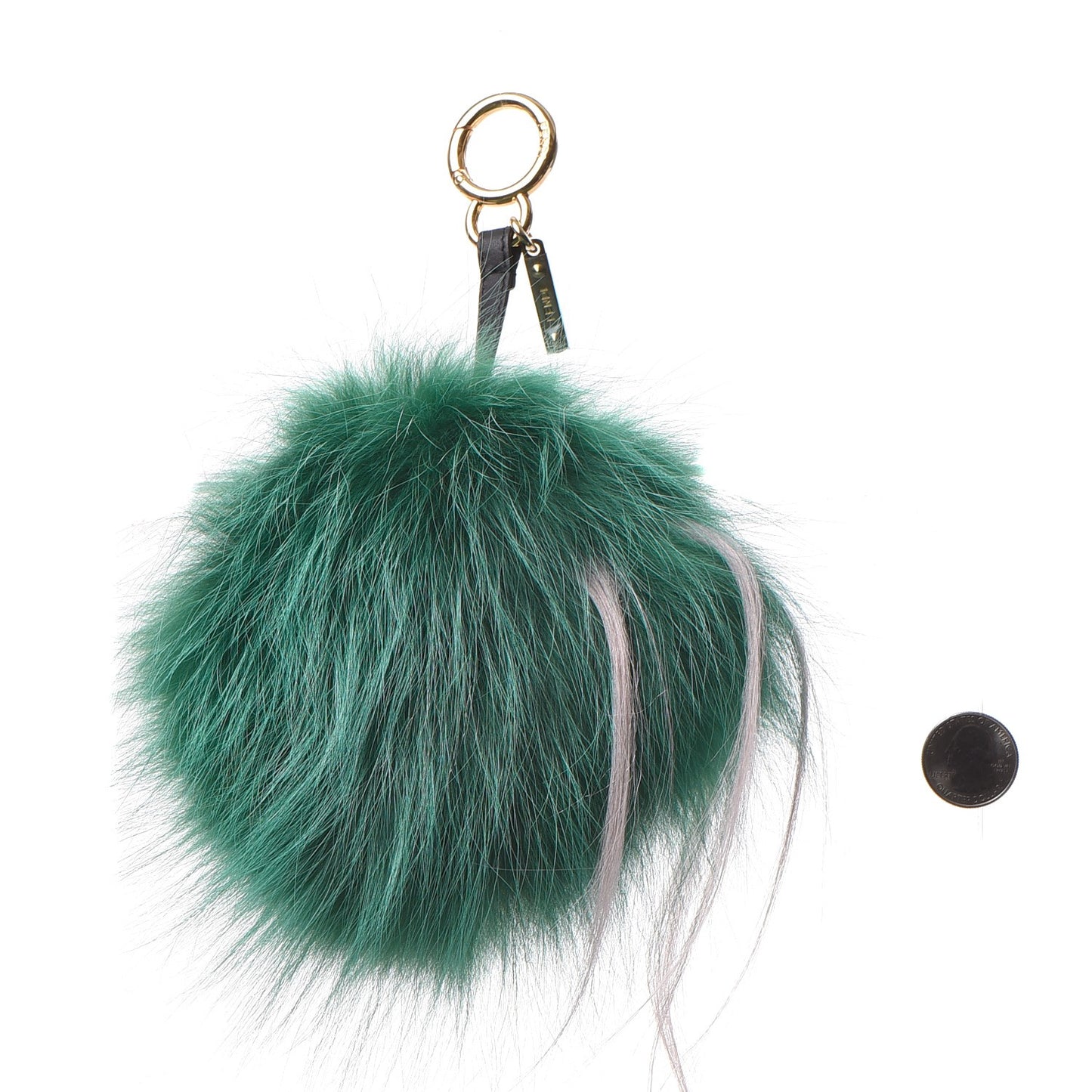 Fox Rabbit Goat Mink Fur Vitello Flamingo Minty Monster Bag Bug Charm Green Apple Multicolor