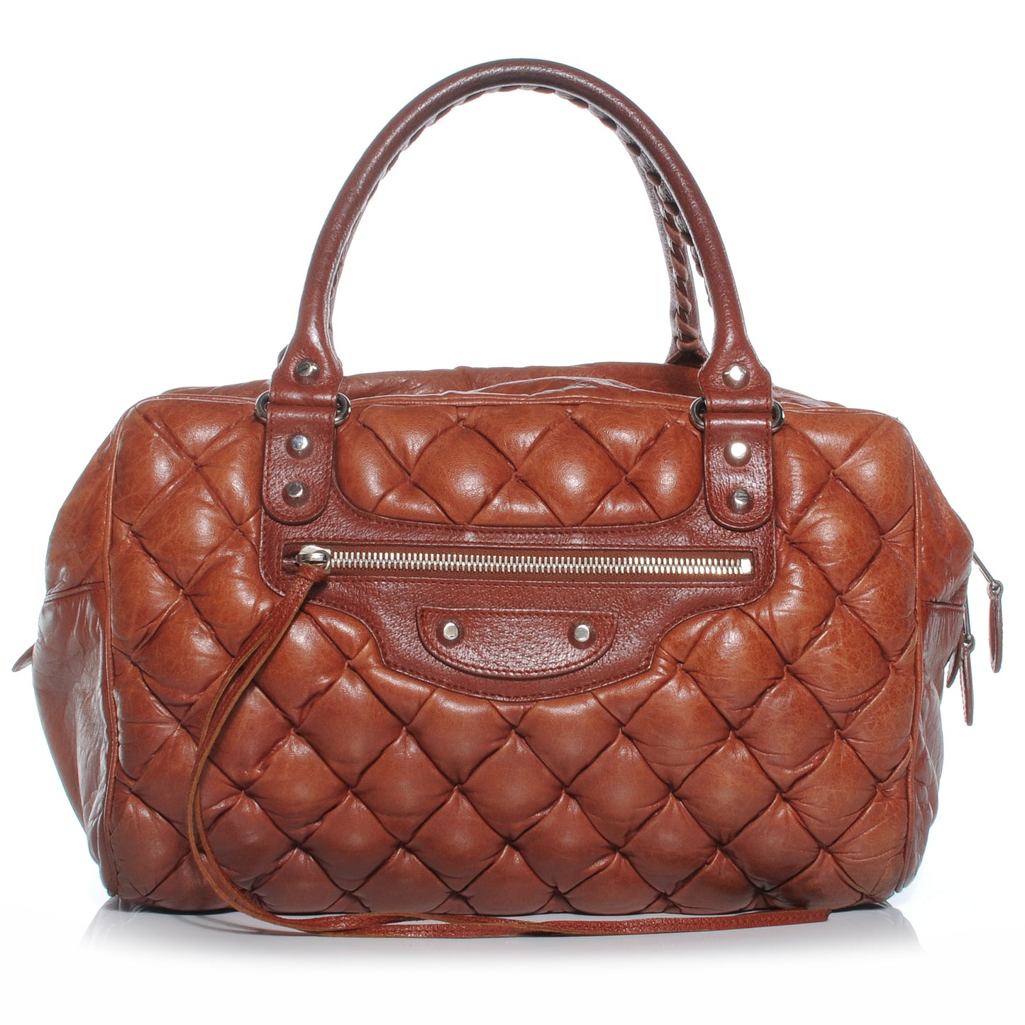 Chevre Quilted Matelasse MM Sienna