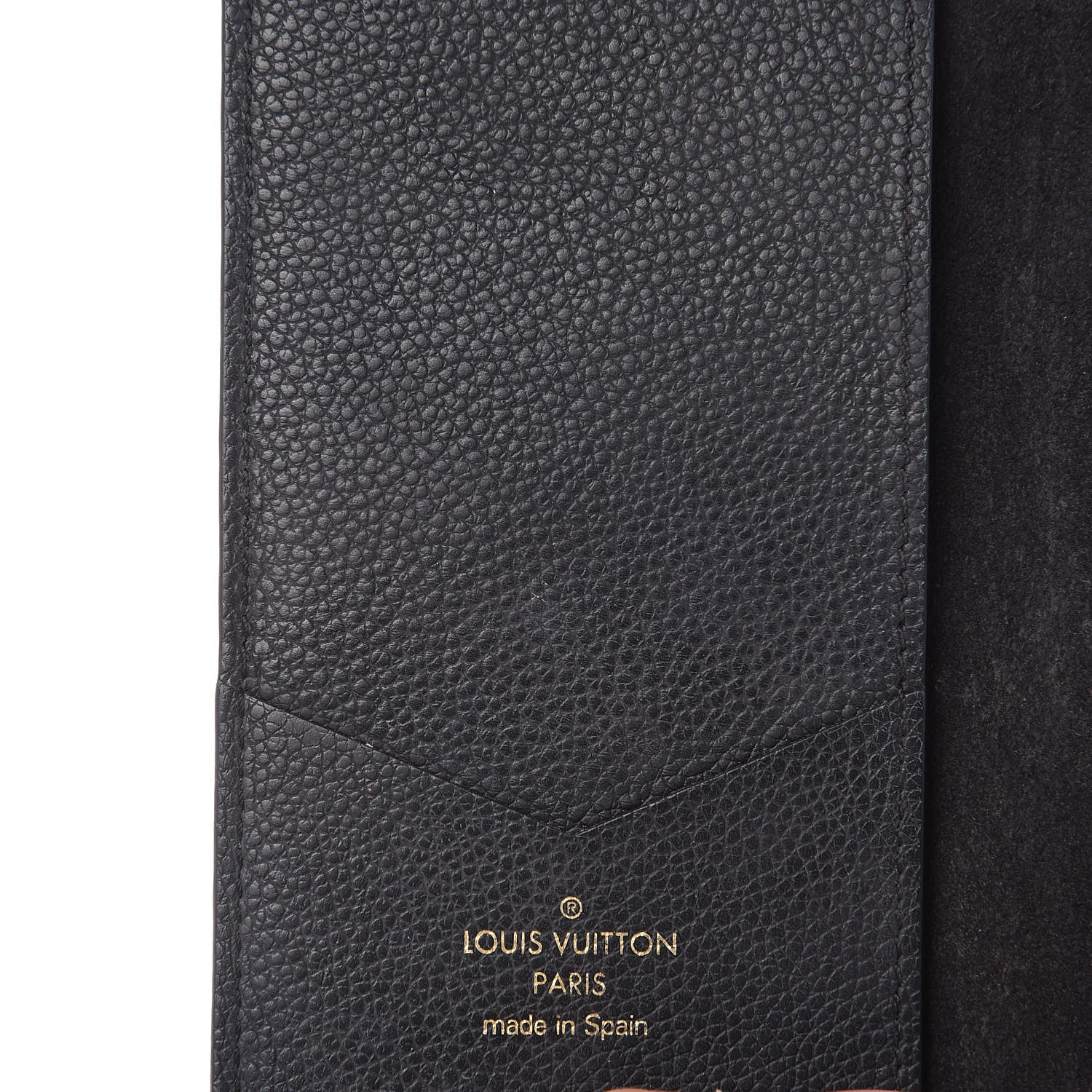 Louis Vuitton Empreinte iPhone X/XS Folio Case Black 7 of 10