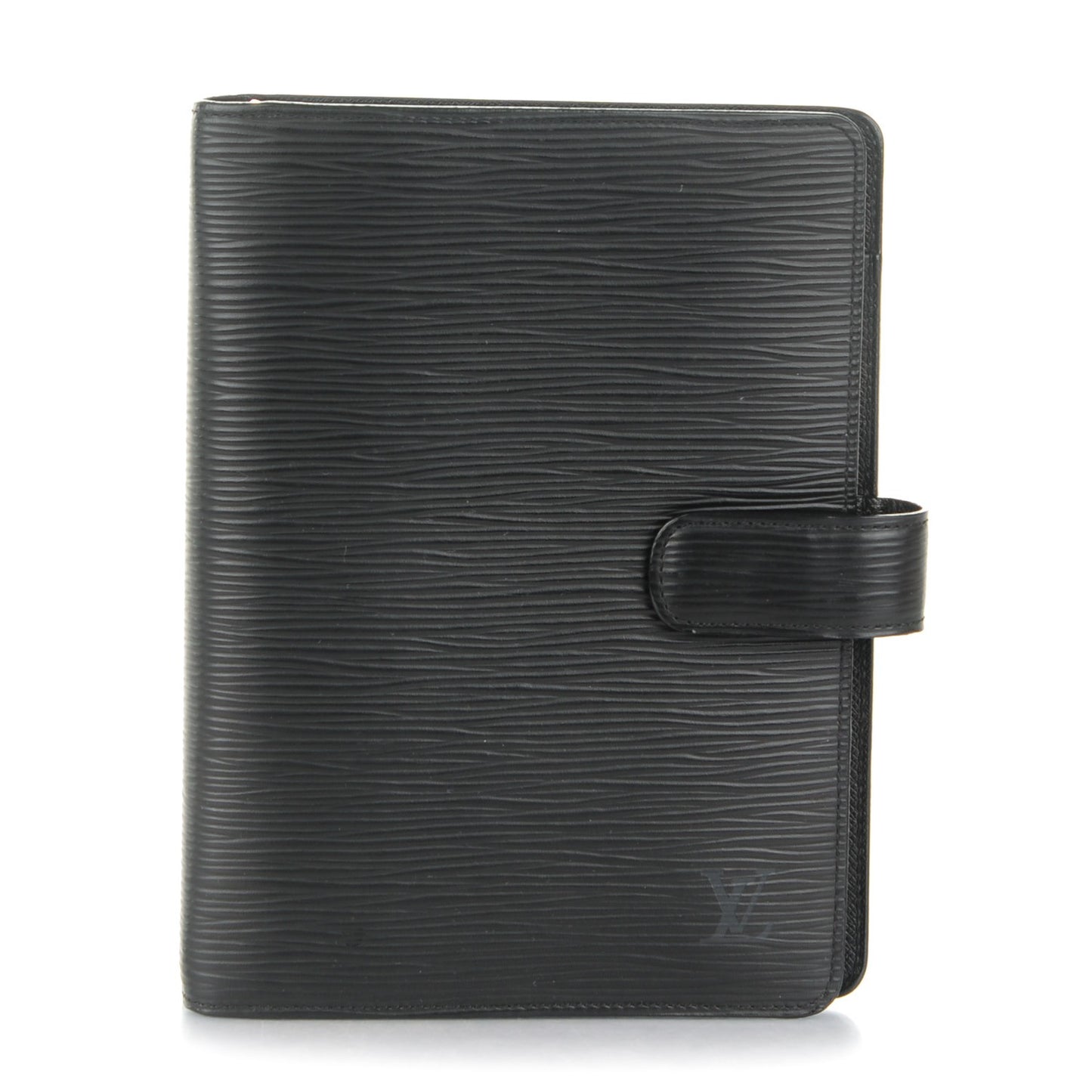 Epi Medium Ring Agenda Cover Black