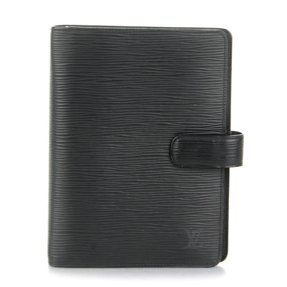 Louis Vuitton Epi Medium Ring Agenda Cover Black 1 of 8