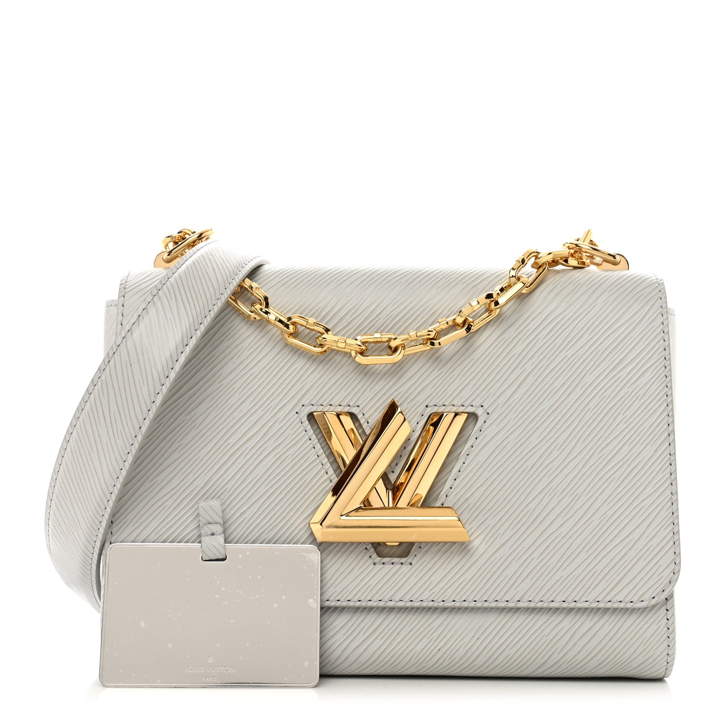 Louis Vuitton Epi Twist Shoulder Bag MM Gris 1 of 9