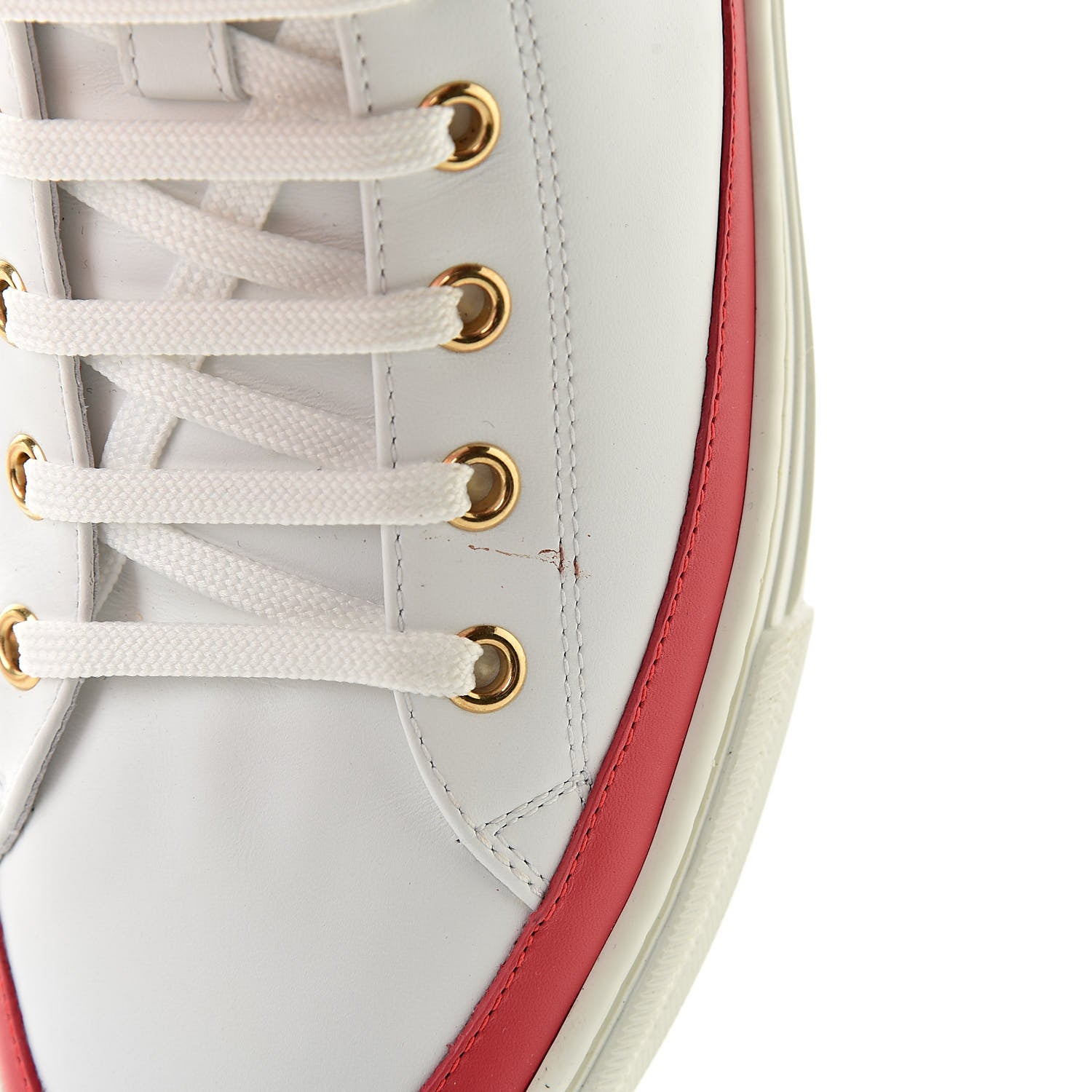 Louis Vuitton Calfskin LV Stellar Sneaker Boots 38 White Framboise 8 of 9