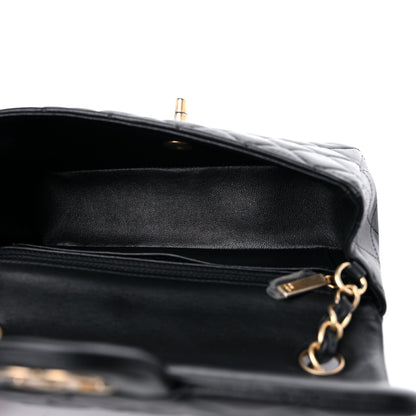 Chanel Lambskin Quilted Mini Rectangular Flap Black 5 of 9