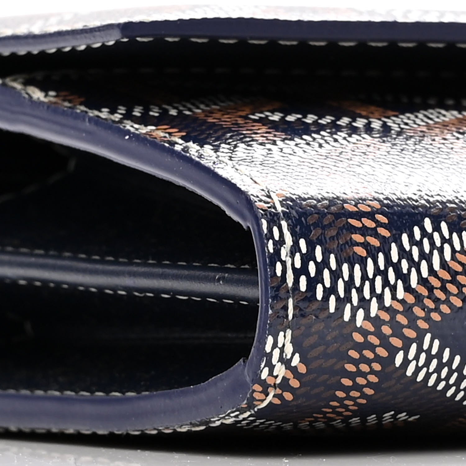 Goyard Goyardine Varenne Continental Wallet Navy 8 of 9