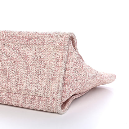 Chanel Straw Lurex Medium Deauville Tote Pink 9 of 11
