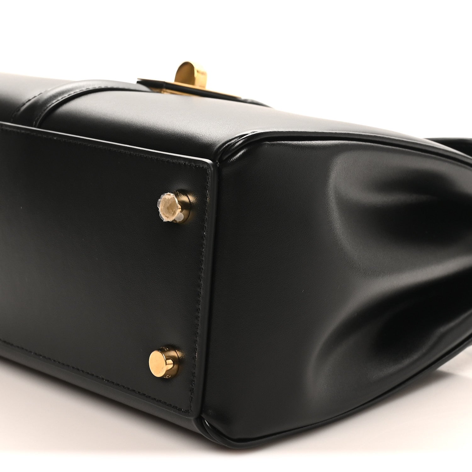 Celine Satinated Calfskin Small 16 Top Handle Bag Black 9 of 9