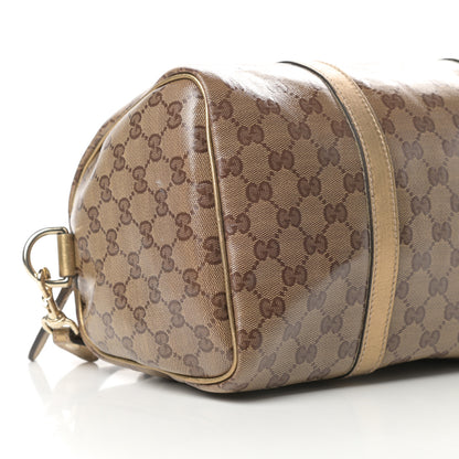 Gucci Crystal Monogram Small Joy Boston Gold 9 of 16