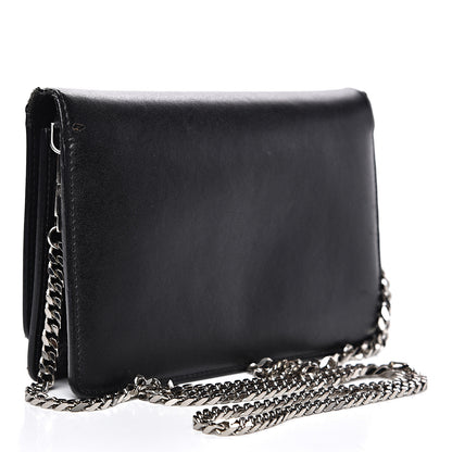 Givenchy Calfskin Star Pandora Chain Wallet Black 2 of 15