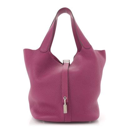 Hermes Taurillon Clemence Picotin Lock 26 GM Tosca 1 of 10