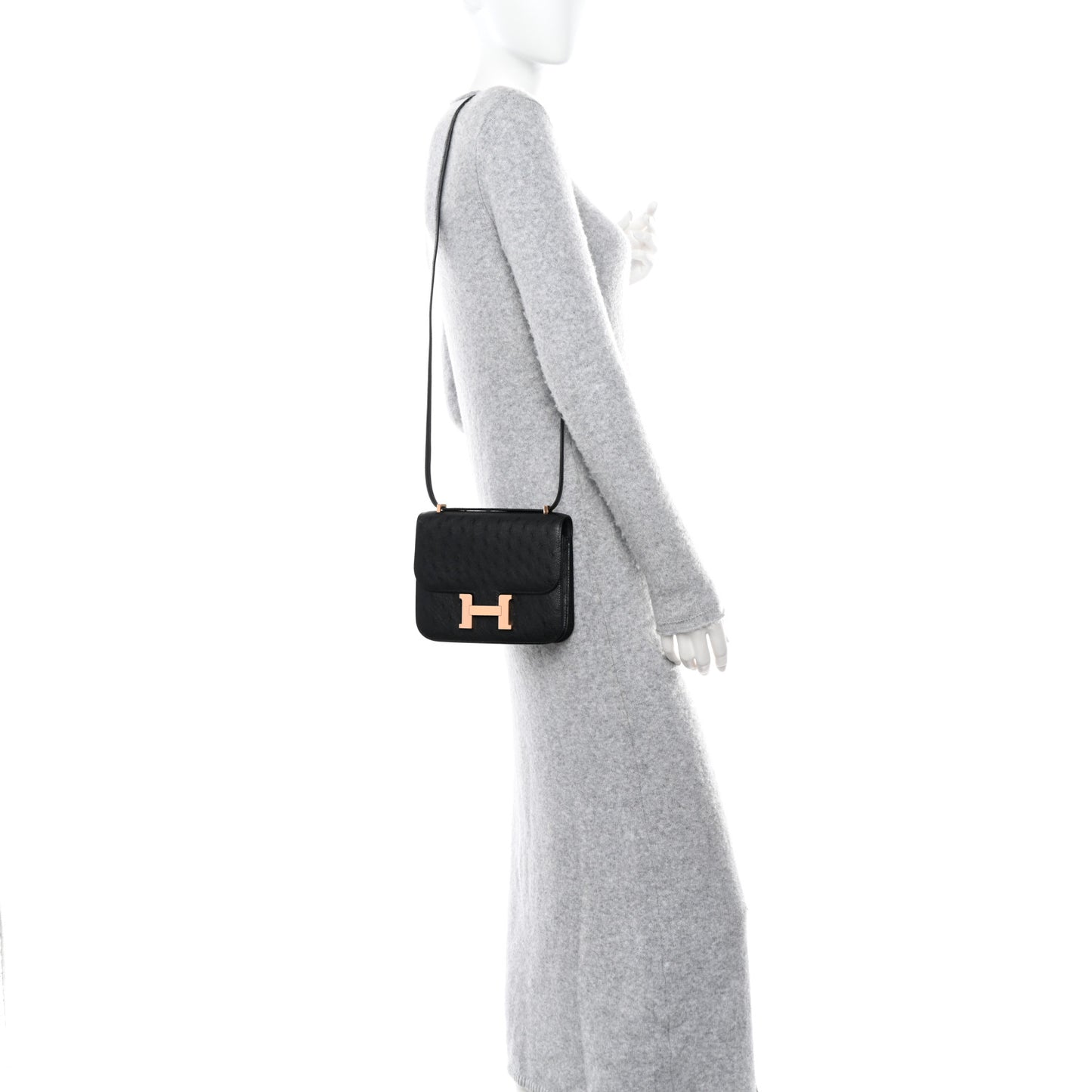 Ostrich Constance 18 Black
