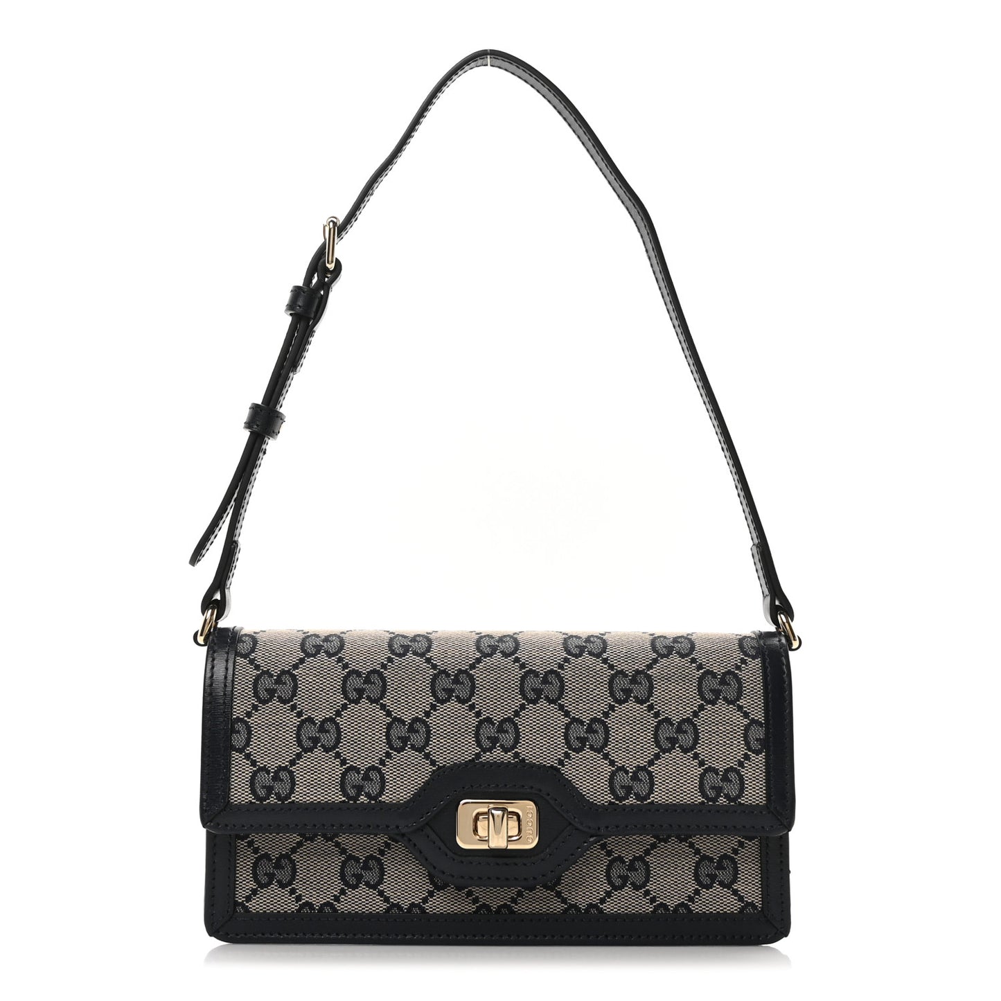 GG Monogram Mini Luce Shoulder Bag Beige Blue
