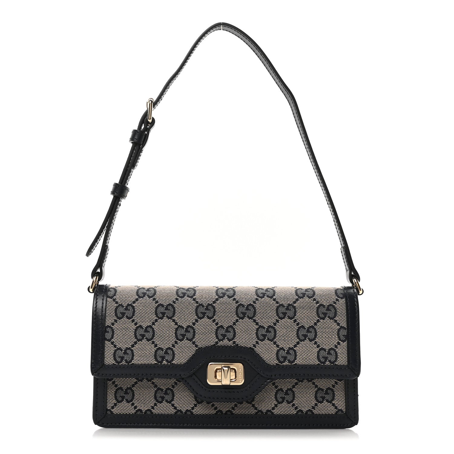 Gucci GG Monogram Mini Luce Shoulder Bag Beige Blue 1 of 9