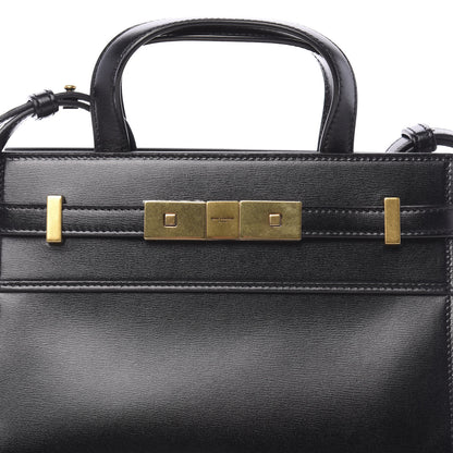 Saint Laurent Smooth Calfskin Manhattan Nano Shopper Tote Black 10 of 10