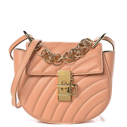 Chloe Calfskin Quilted Mini Drew Bijou Shoulder Bag Blushy Pink 1 of 8