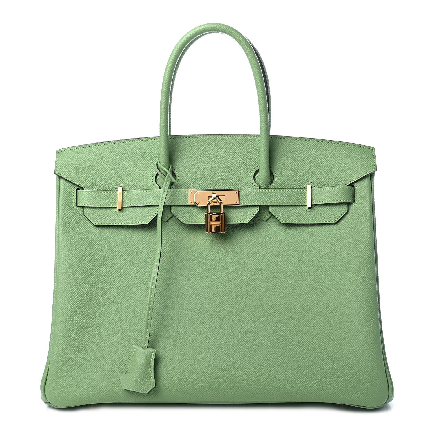 Hermes Epsom Birkin 35 Vert Criquet 1 of 8