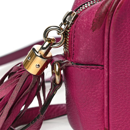 Gucci Cellarius Calfskin Small Soho Disco Bag Bright Bouganville 20 of 33
