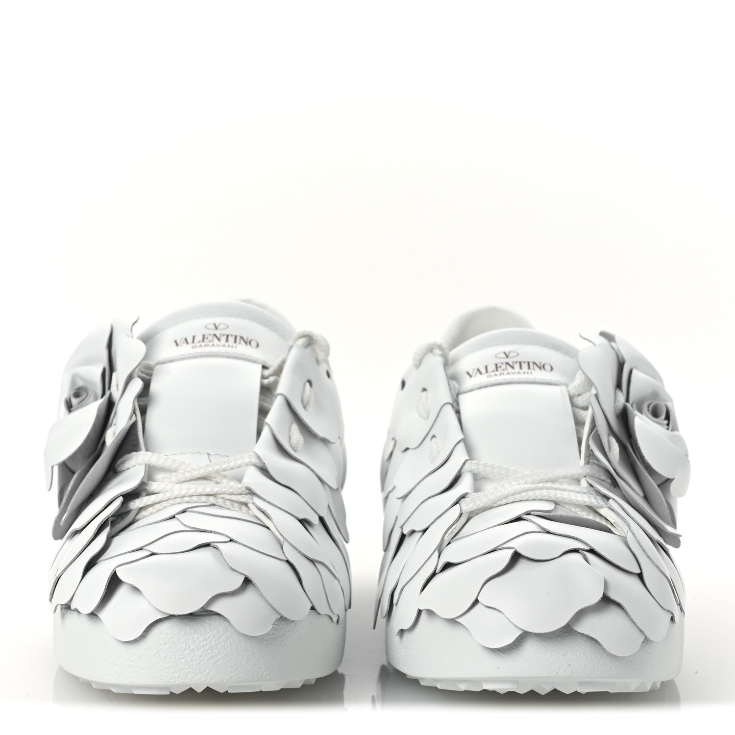 Valentino Garavani Calfskin Atelier 03 Rose Edition Sneakers 37 White 3 of 11