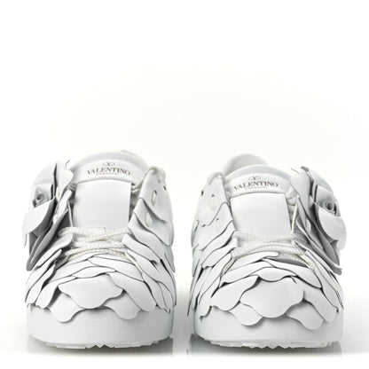 Valentino Garavani Calfskin Atelier 03 Rose Edition Sneakers 37 White 3 of 11