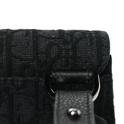 Christian Dior Oblique Saddle Messenger Pouch Black 12 of 13