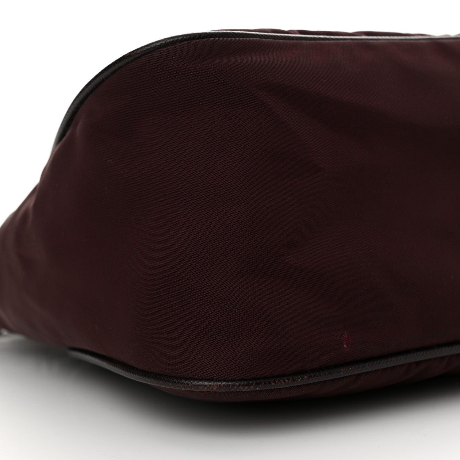 Prada Tessuto Nylon Saffiano Hobo Plum 9 of 13