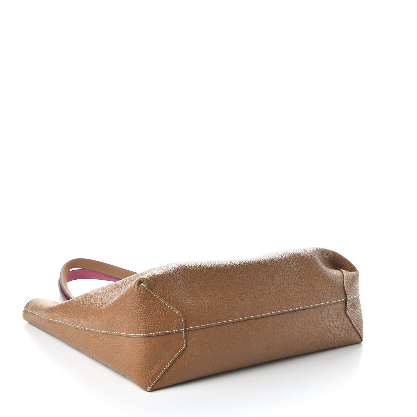 Taurillon Clemence Double Sens 45 Reversible Tote Marron D'Inde Tosca