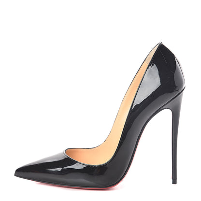 Christian Louboutin Patent So Kate 120 Pumps 38 Black 1 of 7