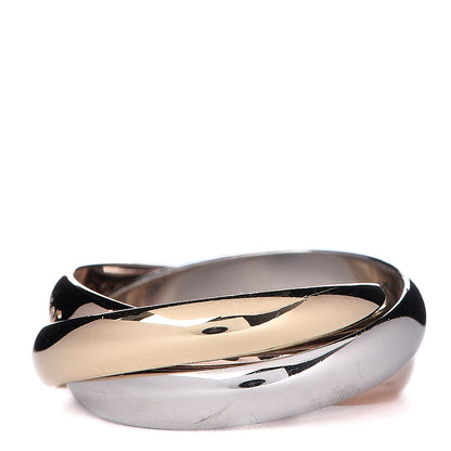 Cartier 18K Pink Yellow White Gold Classic Les Must De Trinity Ring 53 6.25 3 of 4