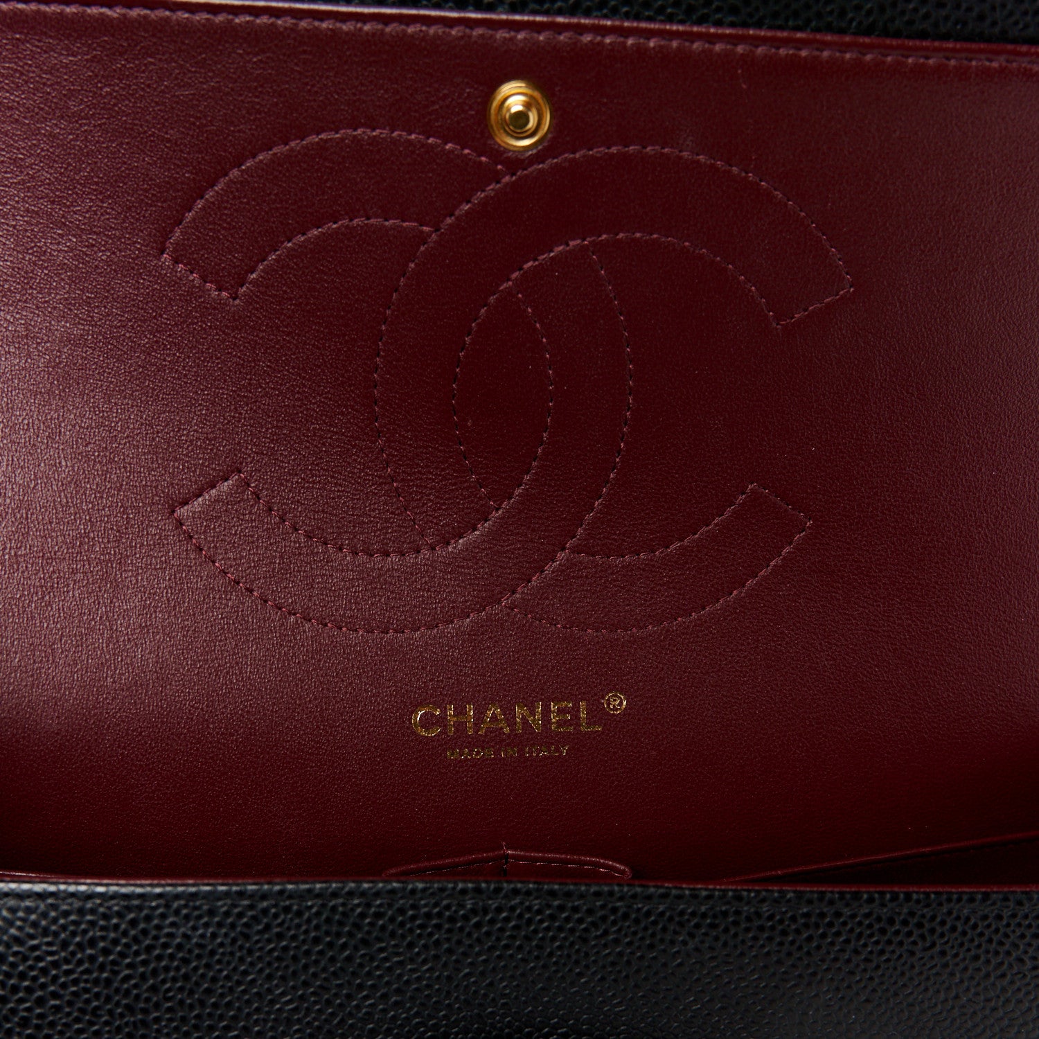 Chanel Caviar Quilted Jumbo Double Flap Black 6 of 12