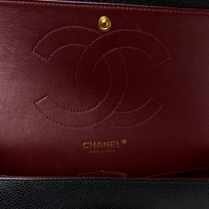 Chanel Caviar Quilted Jumbo Double Flap Black 6 of 12
