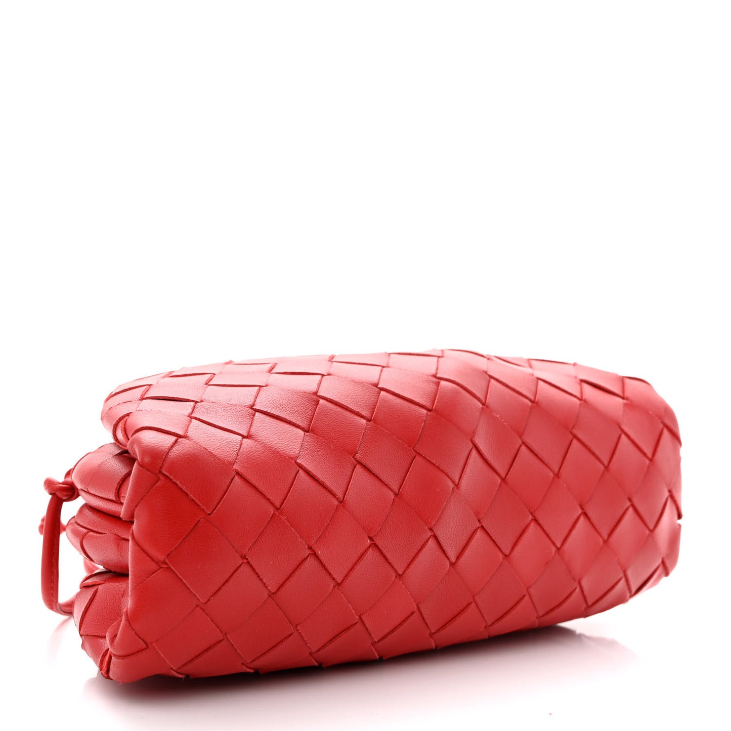 Nappa Intrecciato The Mini Pouch Bright Red