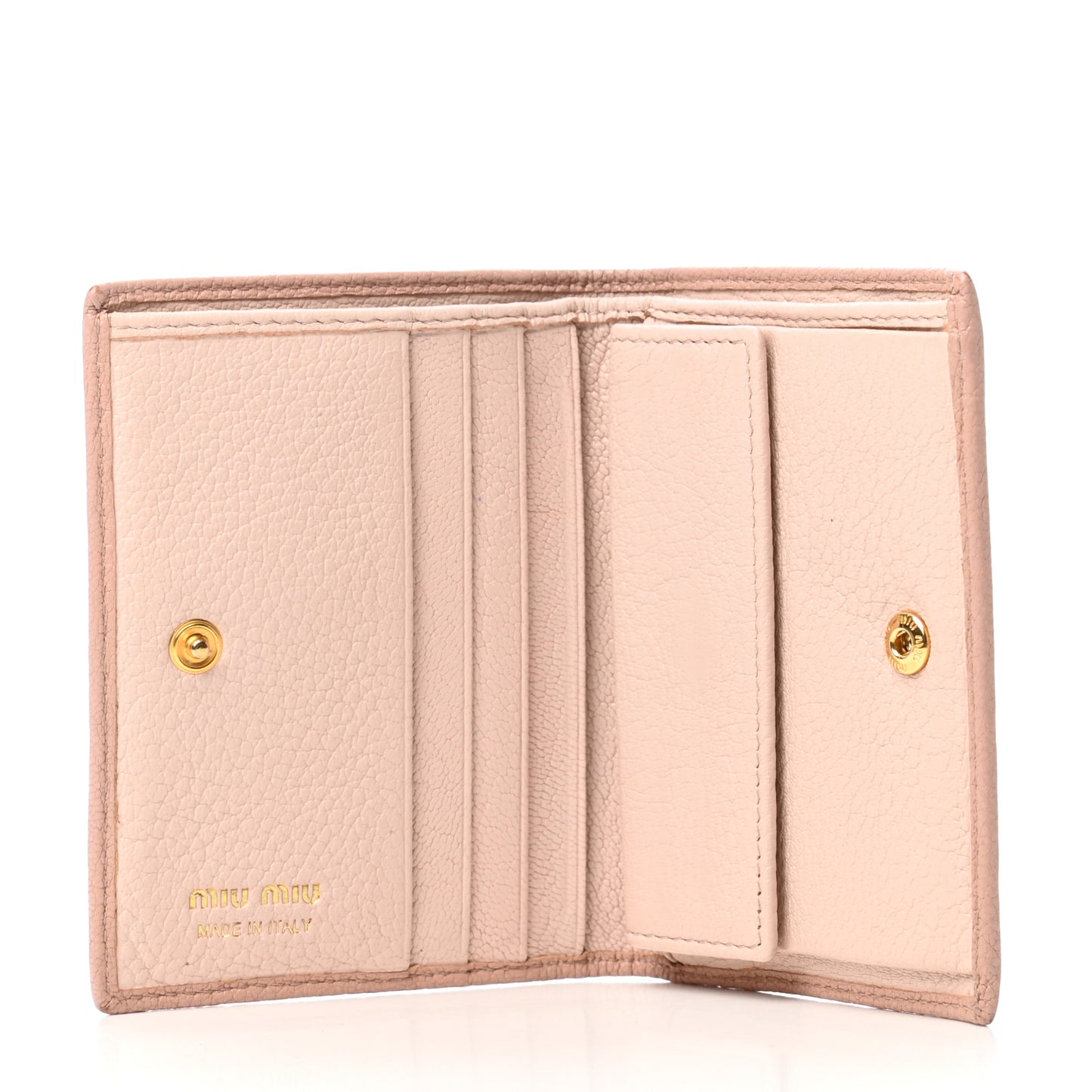 Goatskin Madras Bi-Fold Wallet Cammeo