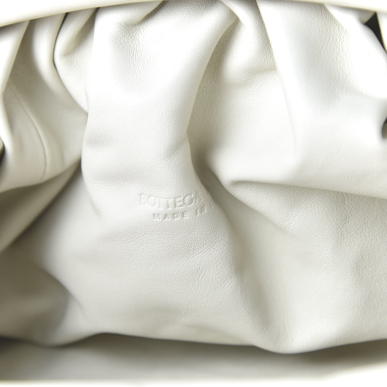 Bottega Veneta Smooth Butter Calf The Pouch Oversized Clutch Mist 8 of 9