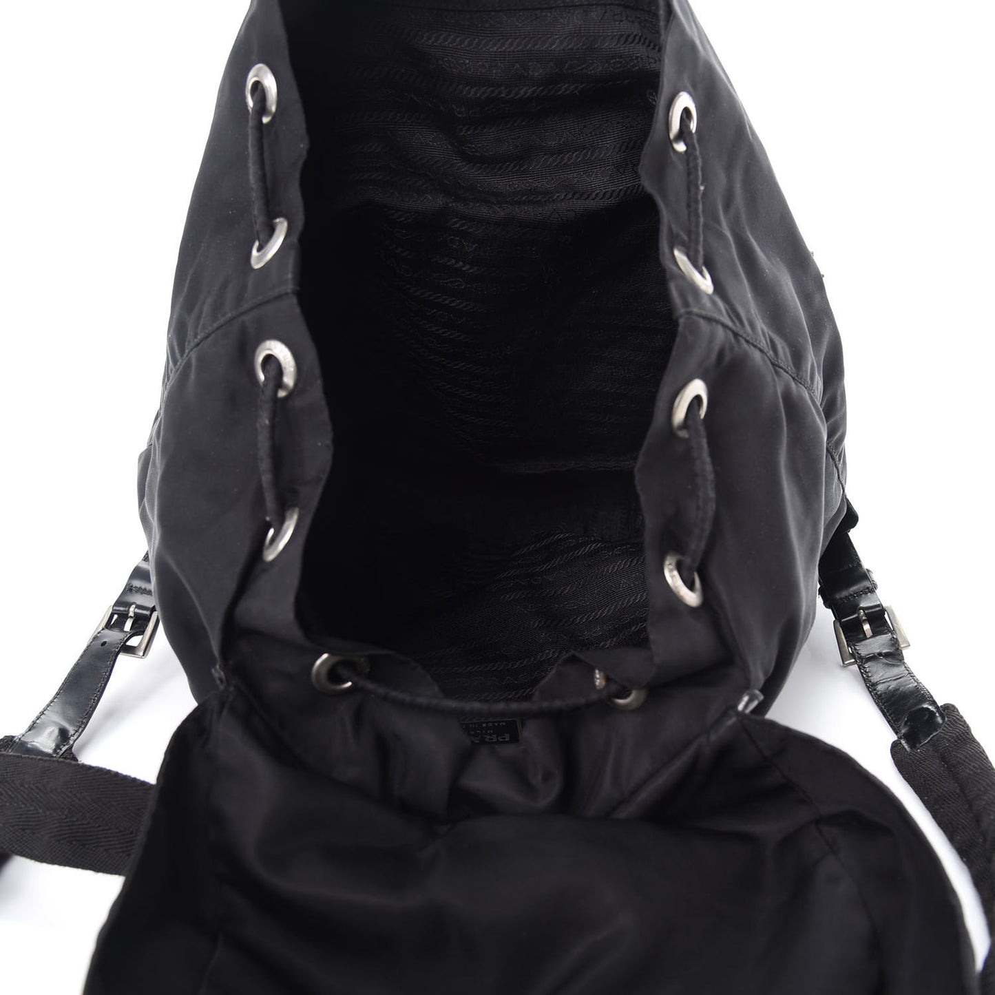 Nylon Vela Small Backpack Black