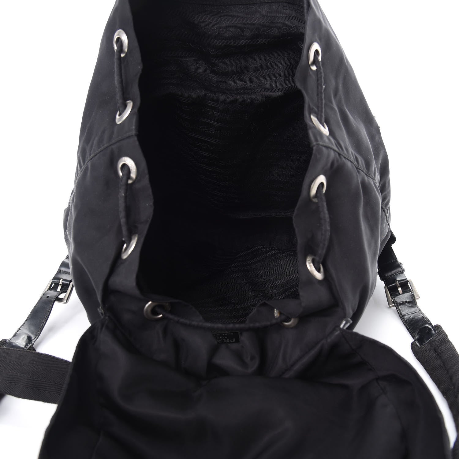 Prada Nylon Vela Small Backpack Black 4 of 16