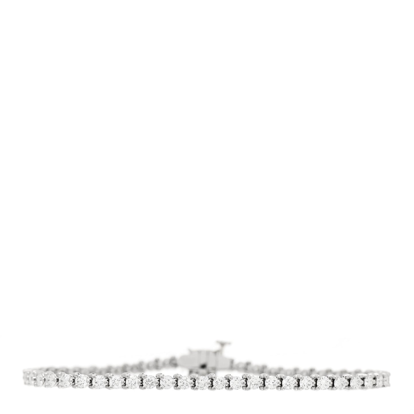 Platinum Diamond 3.08ctw Victoria Tennis Bracelet