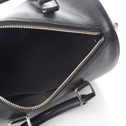Louis Vuitton Epi Speedy 25 Black 5 of 11