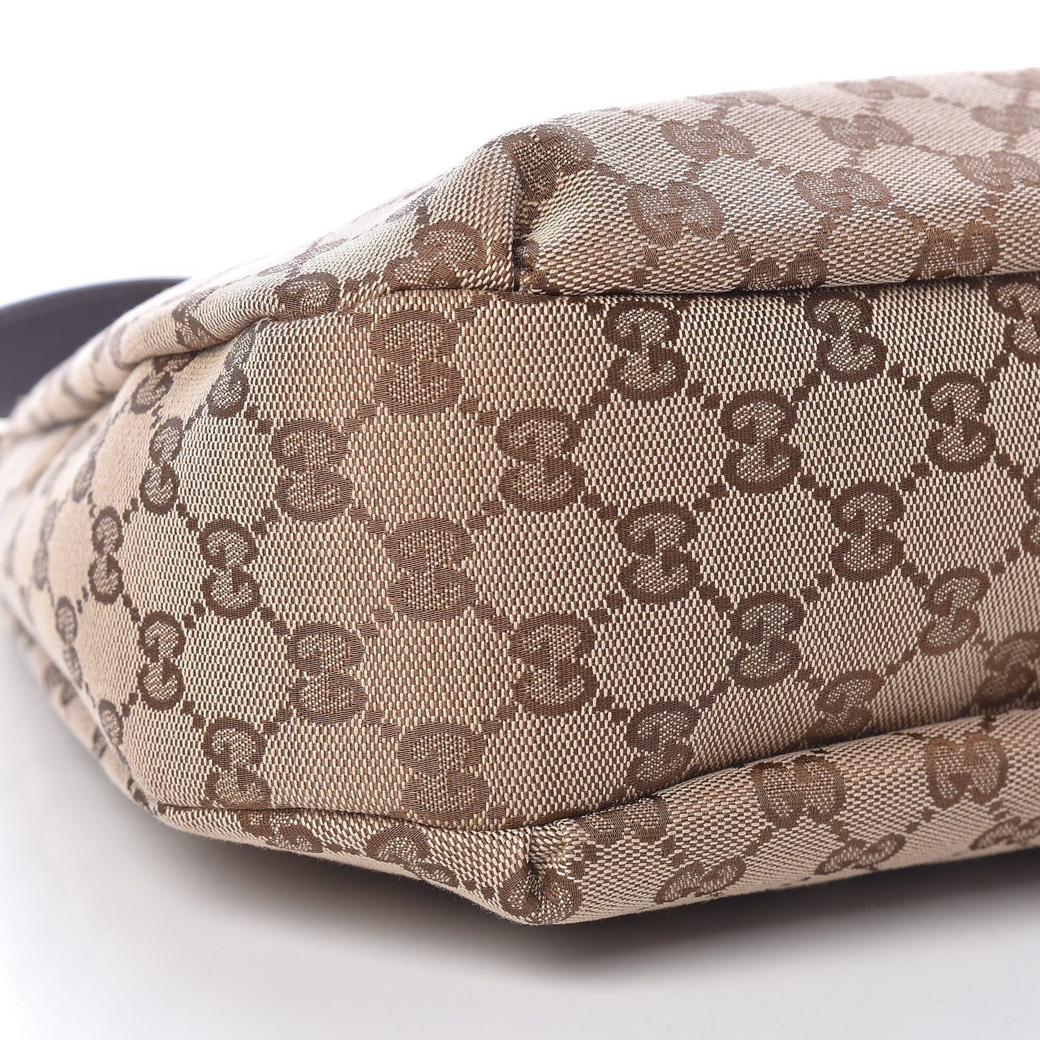Gucci Monogram Medium New Ladies Web Hobo Dark Brown 9 of 10