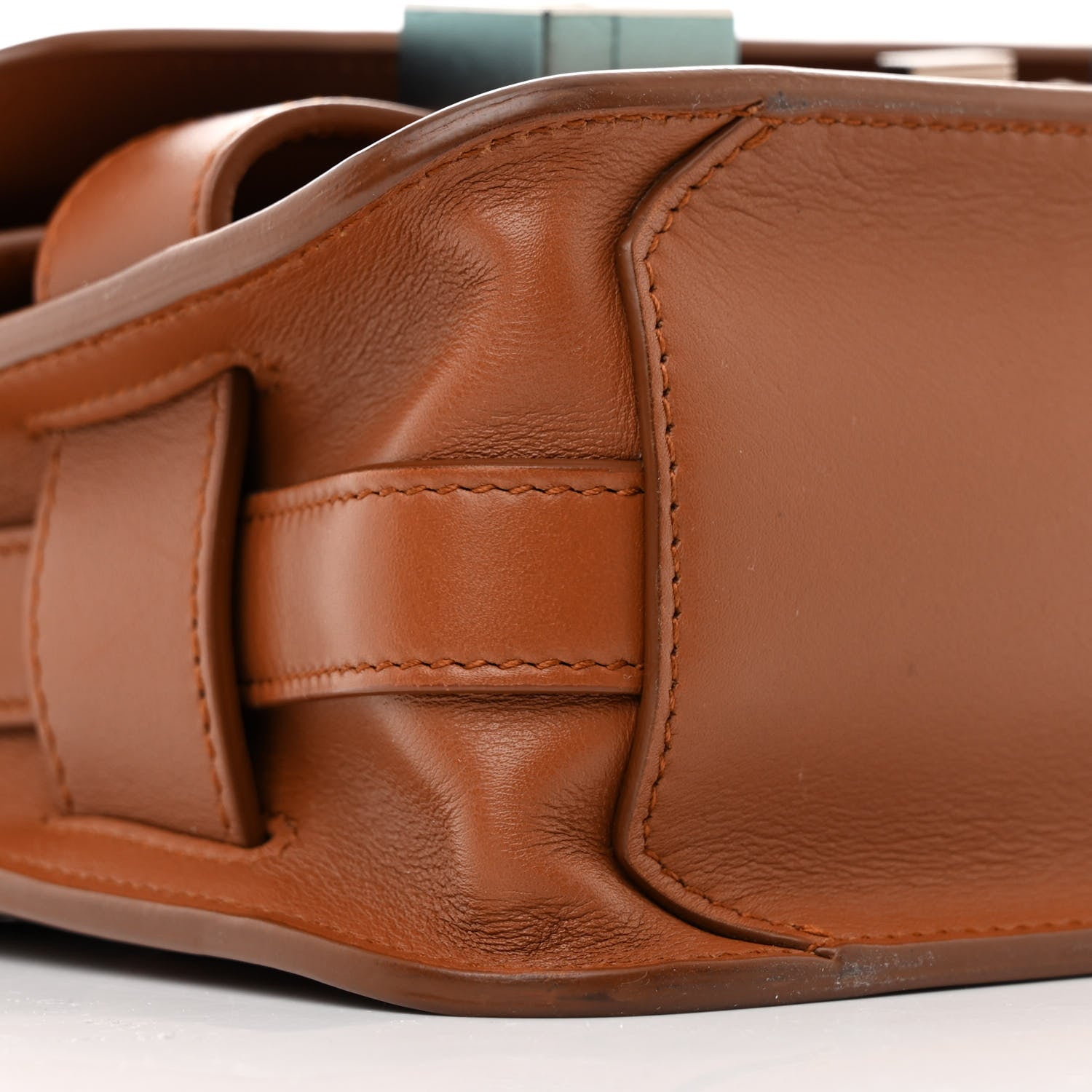 Proenza Schouler Smooth Calfskin Mini PS11 Classic Shoulder Bag Saddle 10 of 13