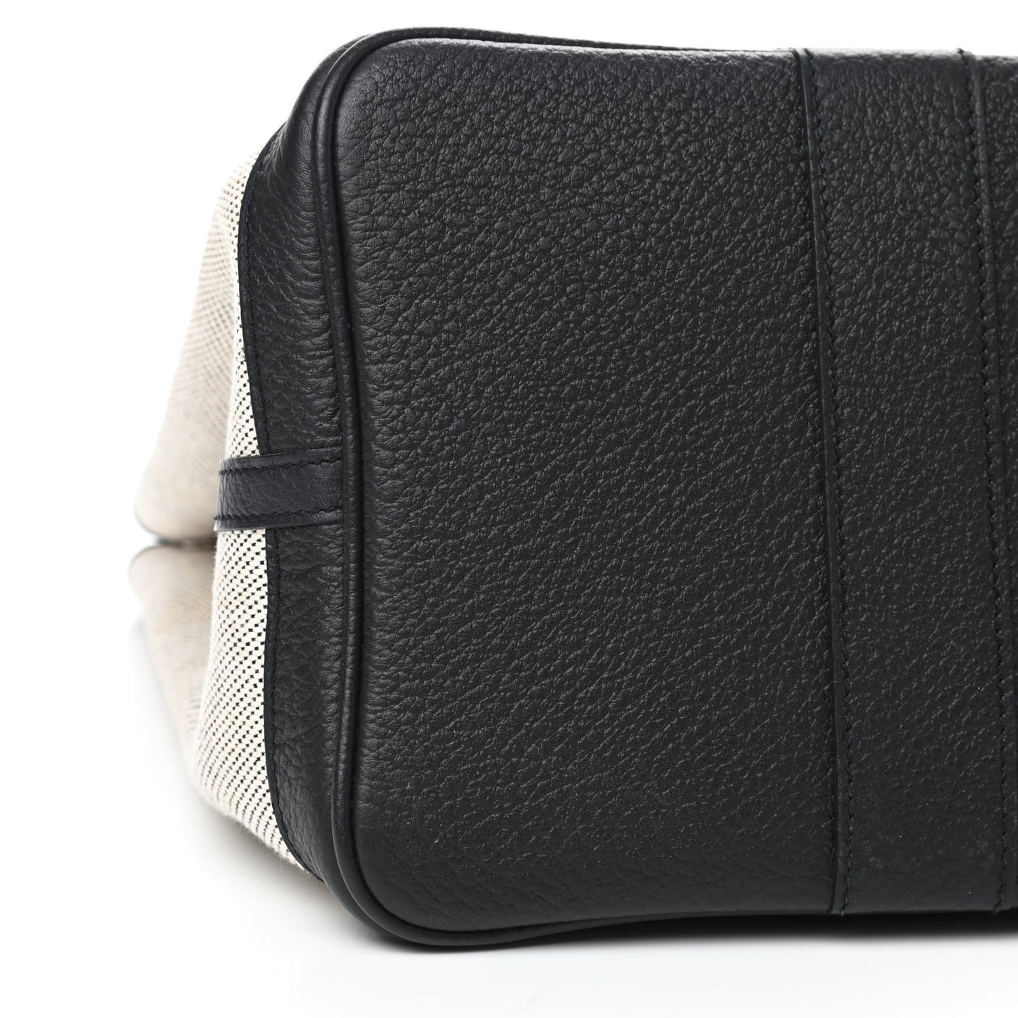 Twill H Negonda Garden Party 36 MM Tote Ecru Black