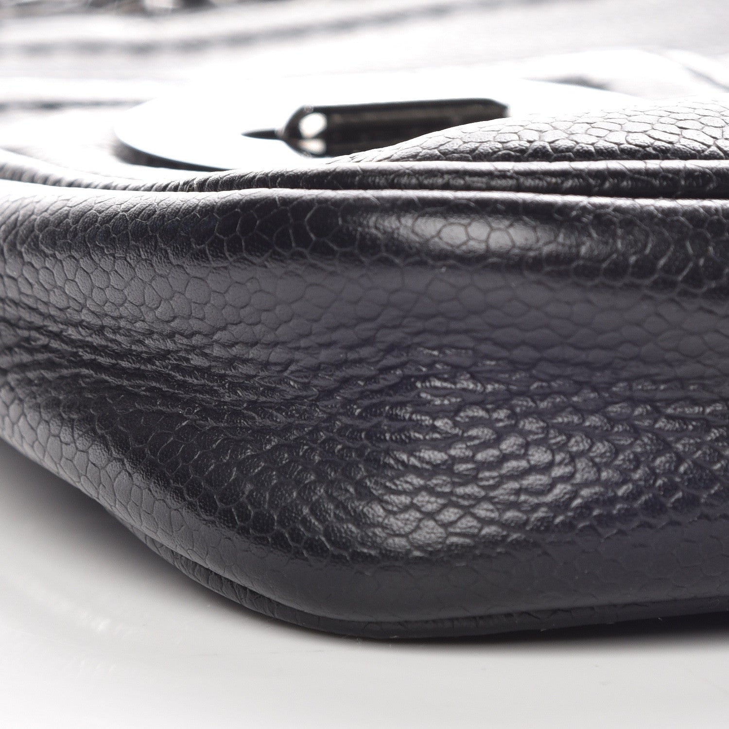 Chanel Caviar Square Quilted Shoulder Bag Black 8 of 9