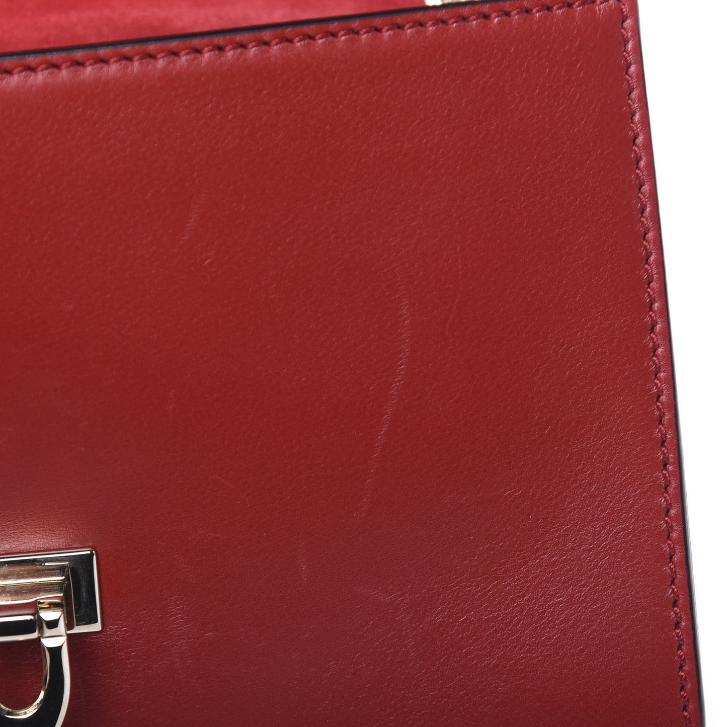 Vitello Small Rockstud Demilune Shoulder Bag Rosso Valentino