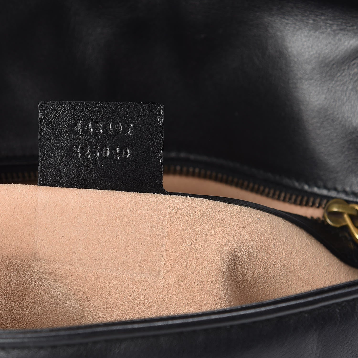 Gucci Calfskin Matelasse Small GG Marmont Shoulder Bag Black 7 of 16