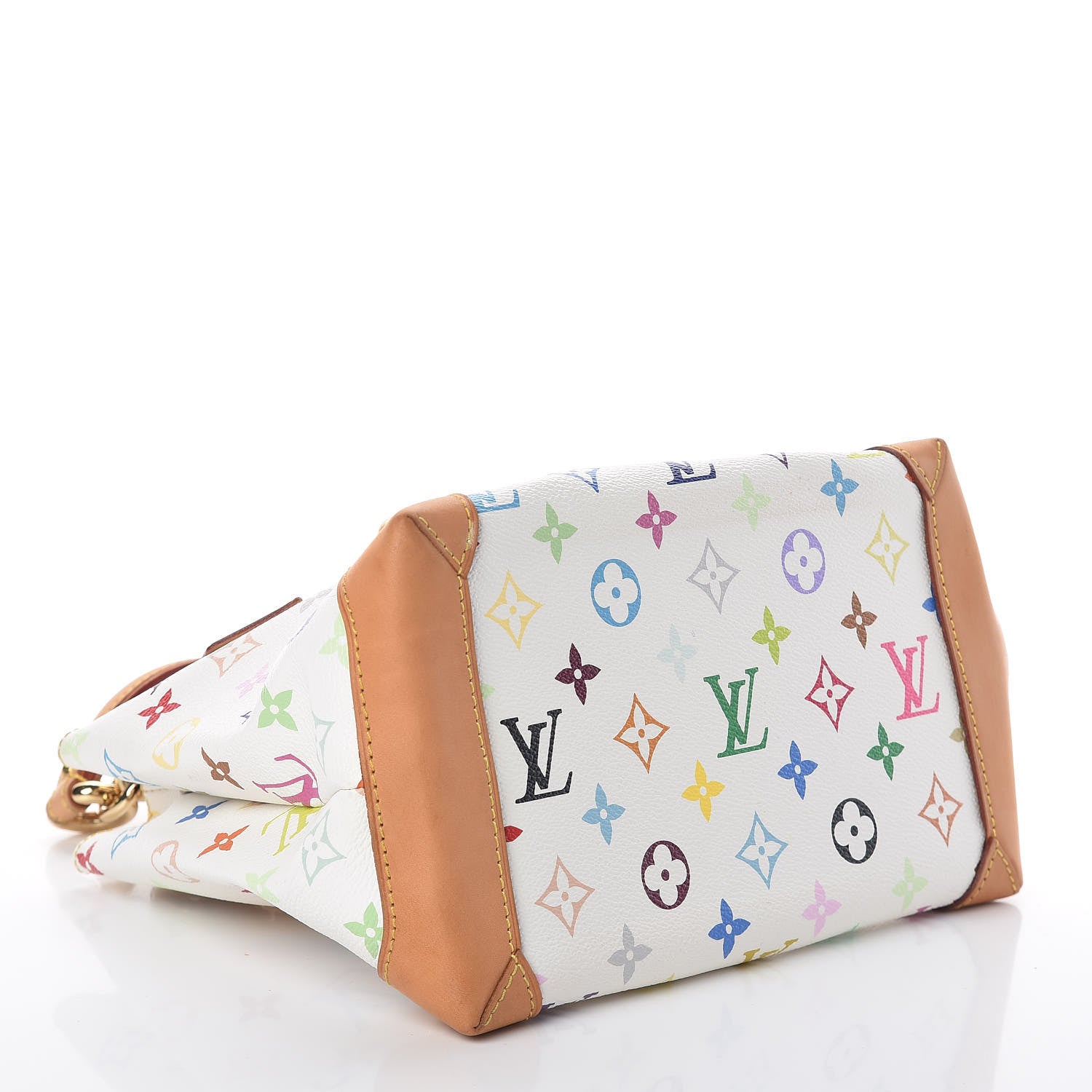 Louis Vuitton Monogram Multicolor Audra White 4 of 8
