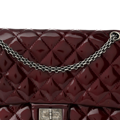 Chanel Patent Quilted 2.55 Reissue 227 Flap Light Burgundy 8 of 13