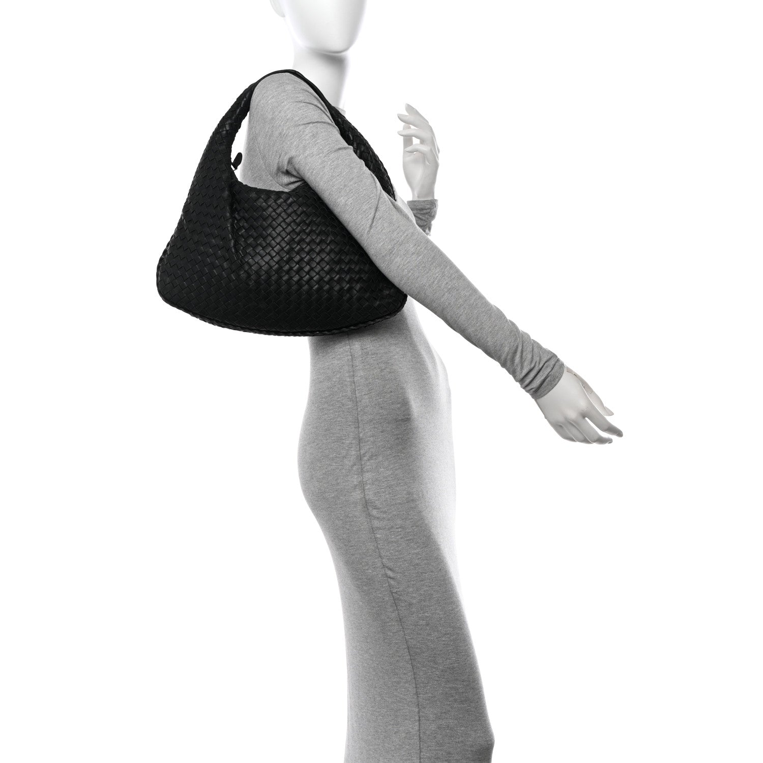 Bottega Veneta Nappa Intrecciato Medium Veneta Hobo Black 2 of 13