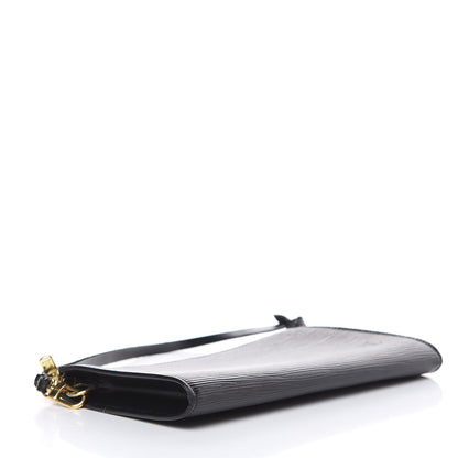 Louis Vuitton Epi Pochette Accessories 24 Black 4 of 11